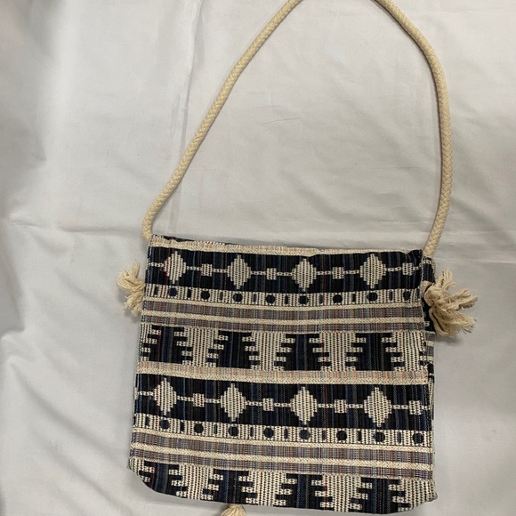 Roxy Boho Weave Rope Messenger Bag - Picture 4 of 8